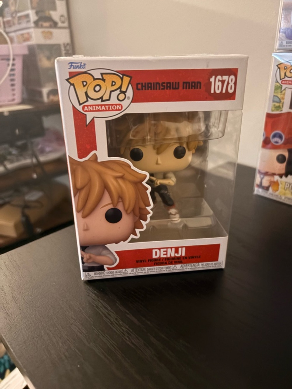 Funko Pop! Animation Chainsaw Man Denji Vinyl Figure - Blonde, Black, Red